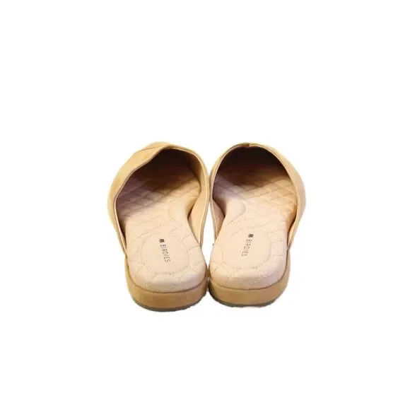 Birdies Womens Suede Pointed Toe Slide On Mule Flats Brown Size 7.5 - Picture 3 of 10
